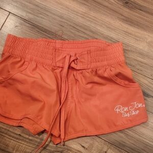 Ron Jon Vibrant Orange Athletic Shorts